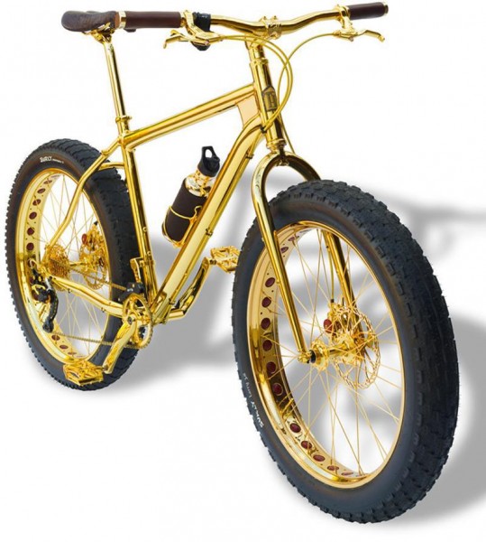 The Worlds Most Expensive Mountain Bike Made Of Gold
